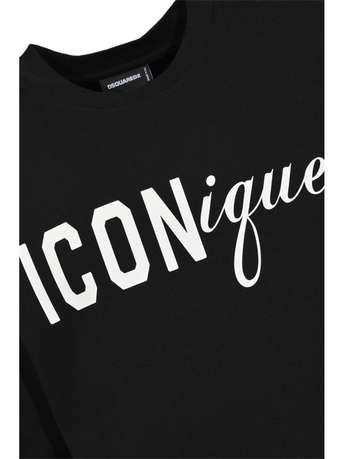 T-shirt ICONique Loose Fit in cotone con stampa DSQUARED2 | S78GD0121 D20033900
